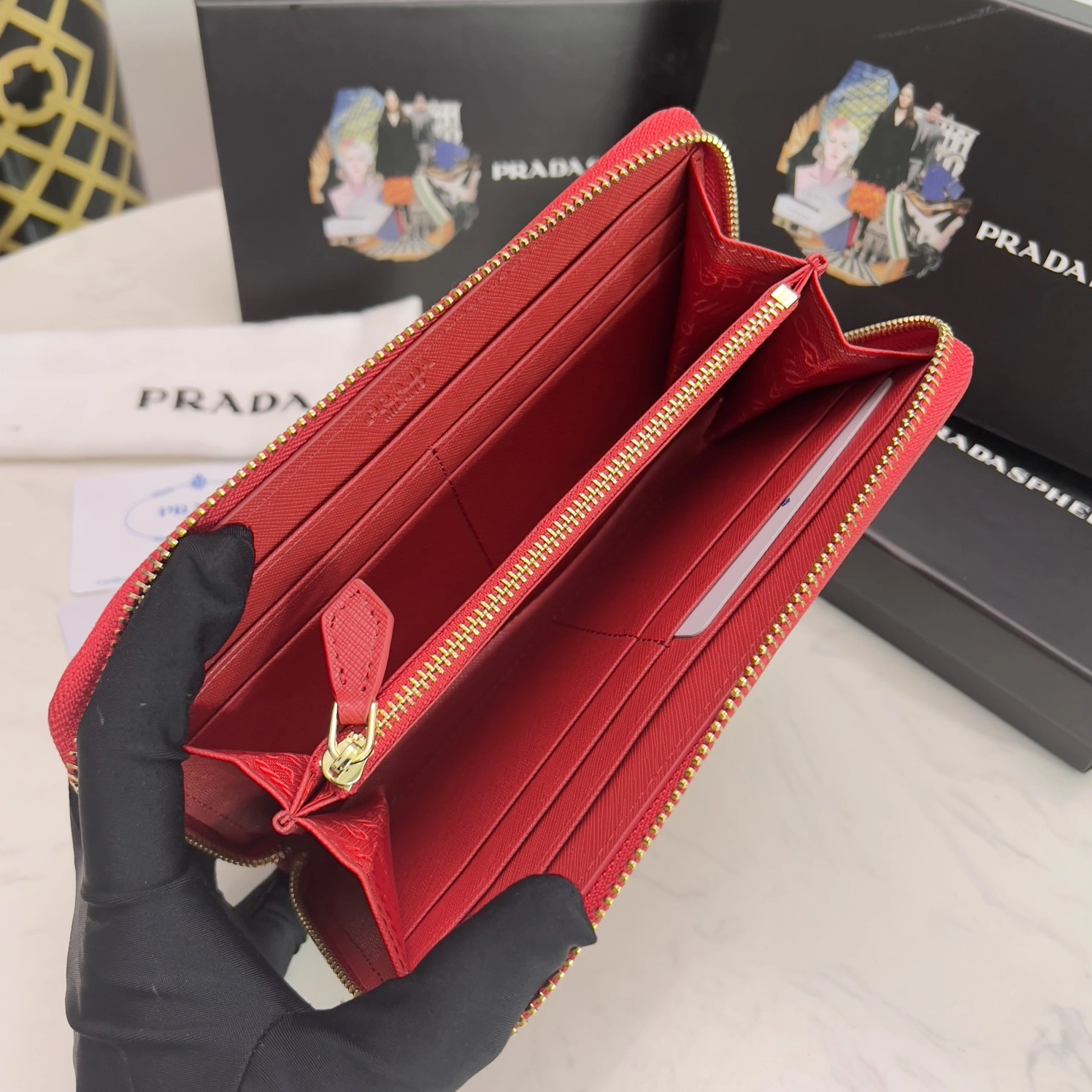 Efficient 8781 Prada Wallets