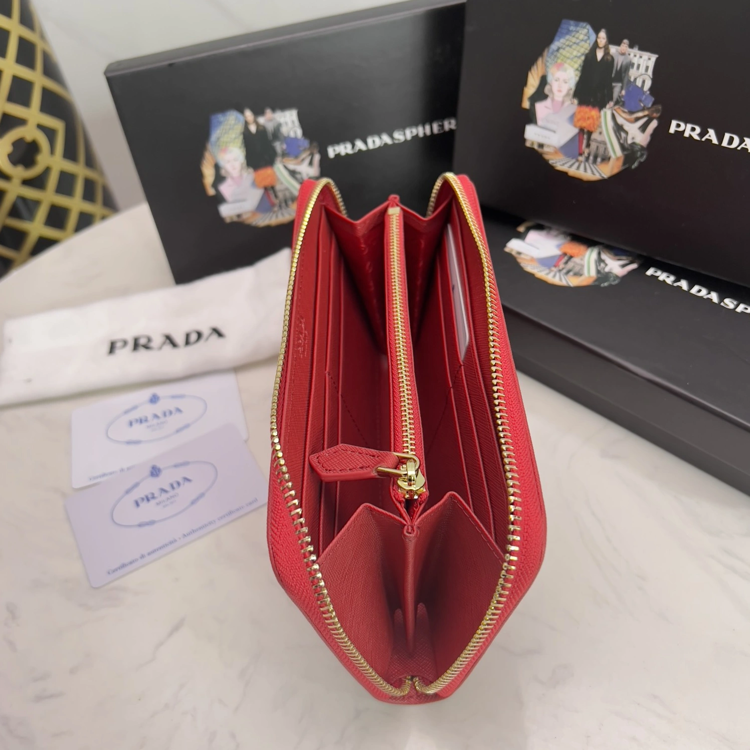 Efficient 8781 Prada Wallets