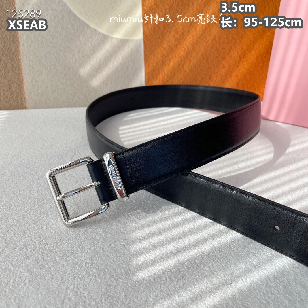 Efficient 9245 MIU MIU AAA Quality Belts For Unisex