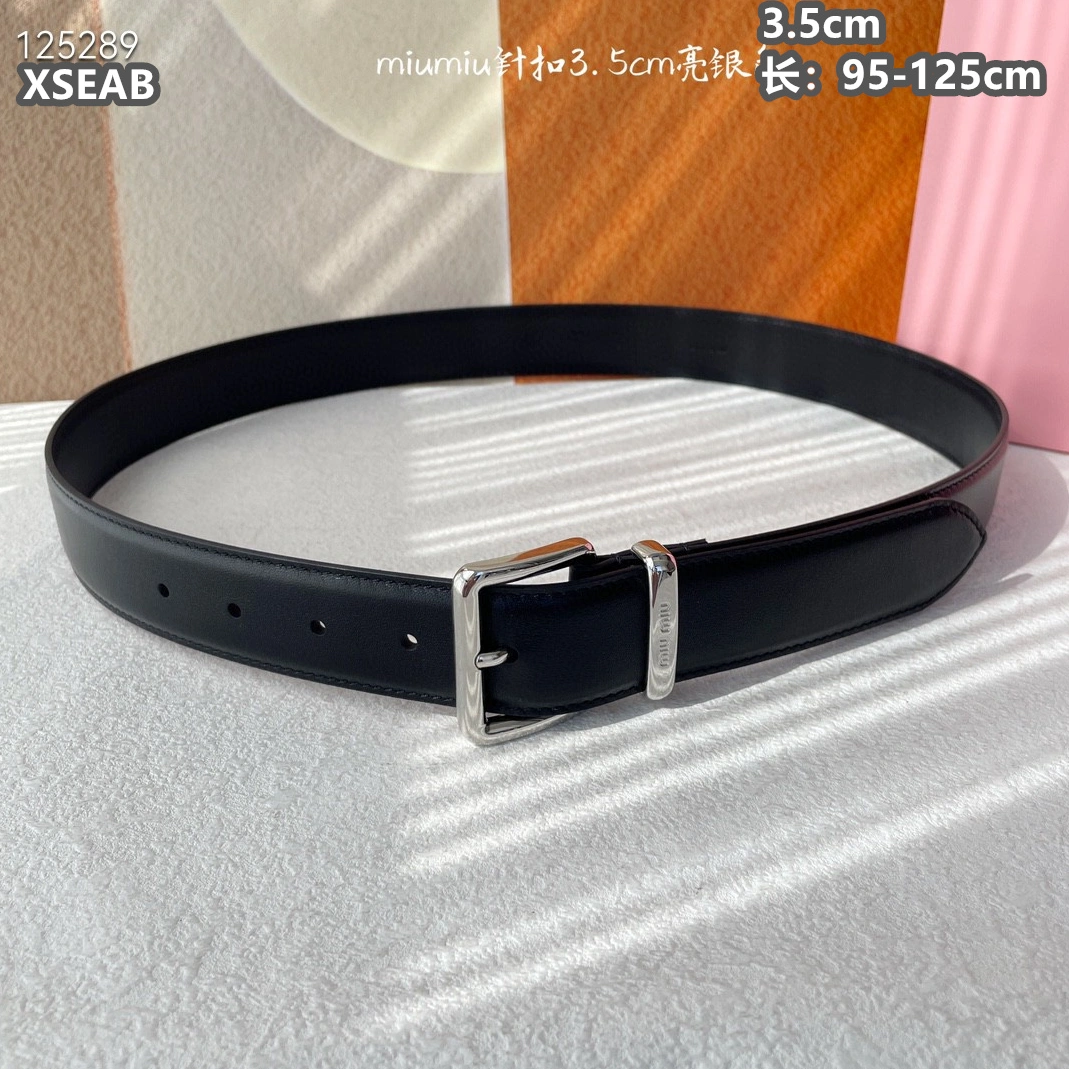 Efficient 9245 MIU MIU AAA Quality Belts For Unisex