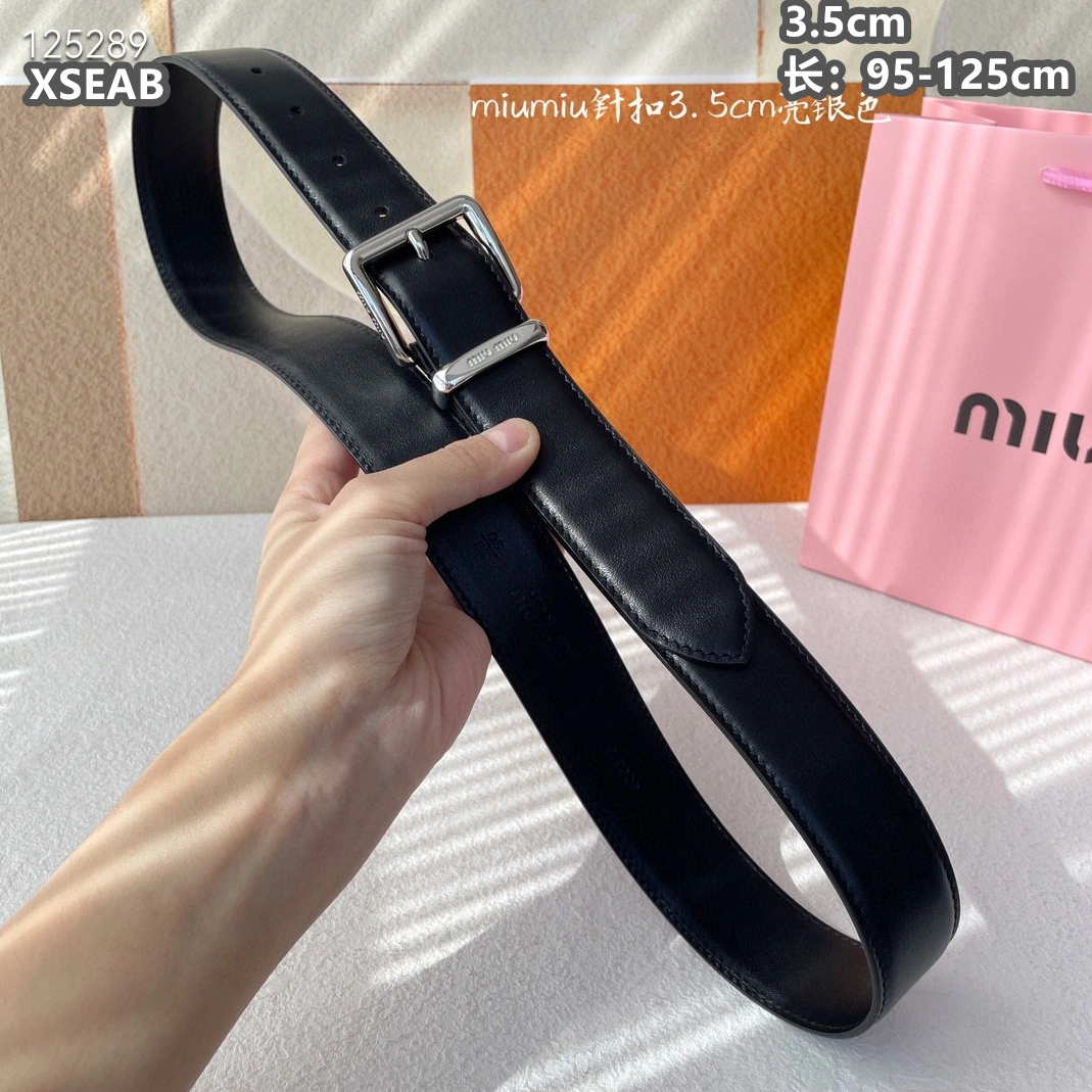 Efficient 9245 MIU MIU AAA Quality Belts For Unisex
