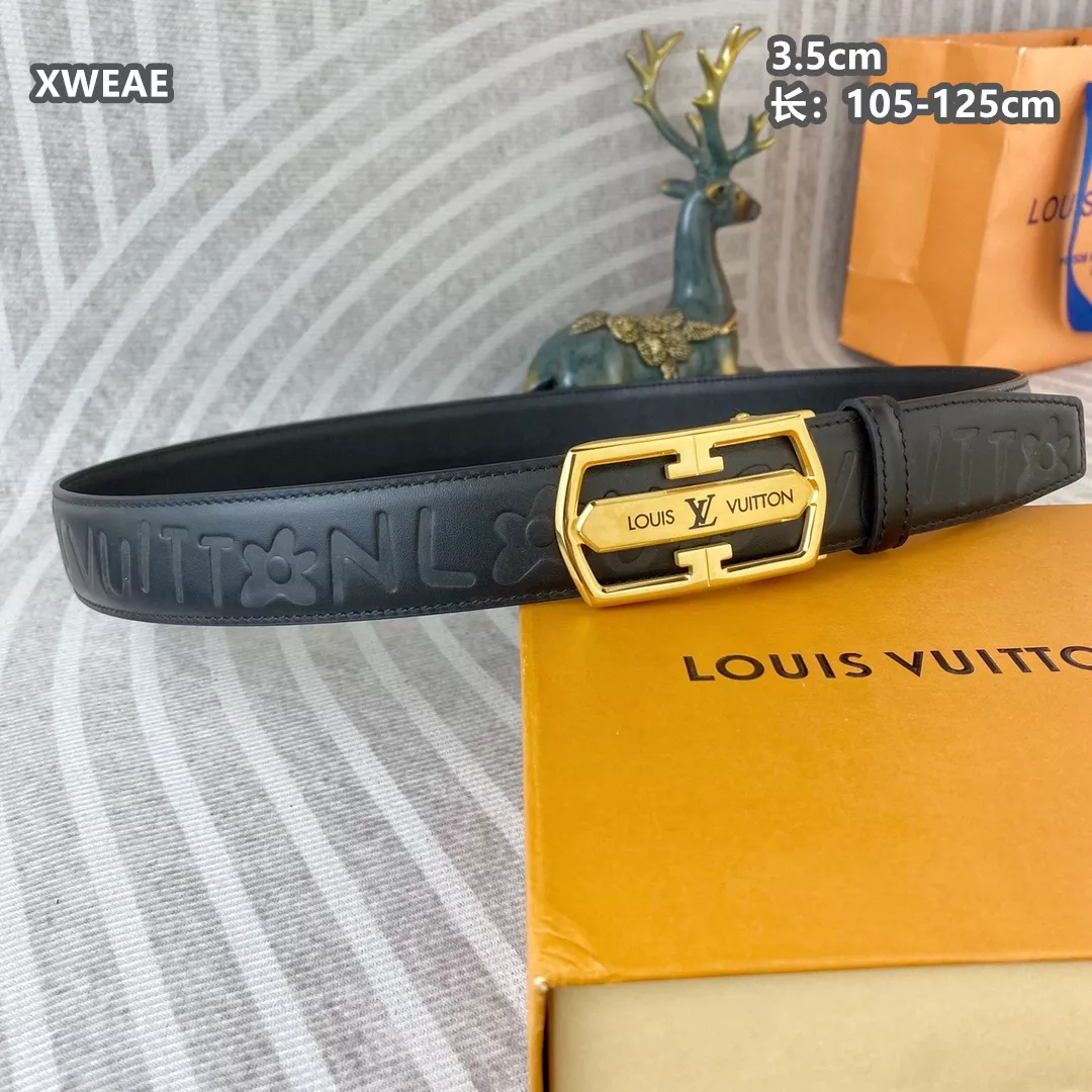 Efficient 9377 Louis Vuitton AAA Quality Belts For Men
