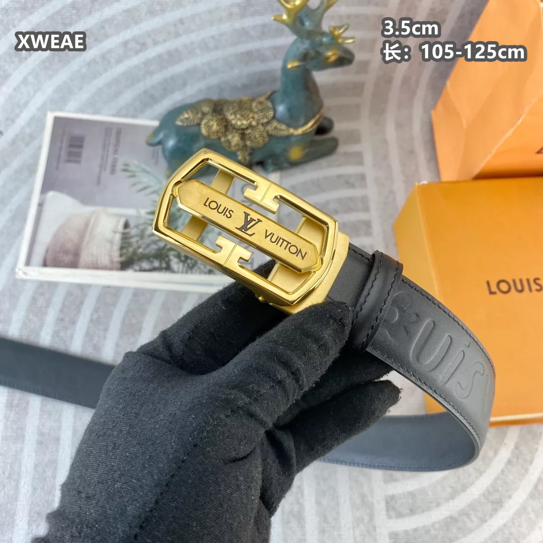 Efficient 9377 Louis Vuitton AAA Quality Belts For Men