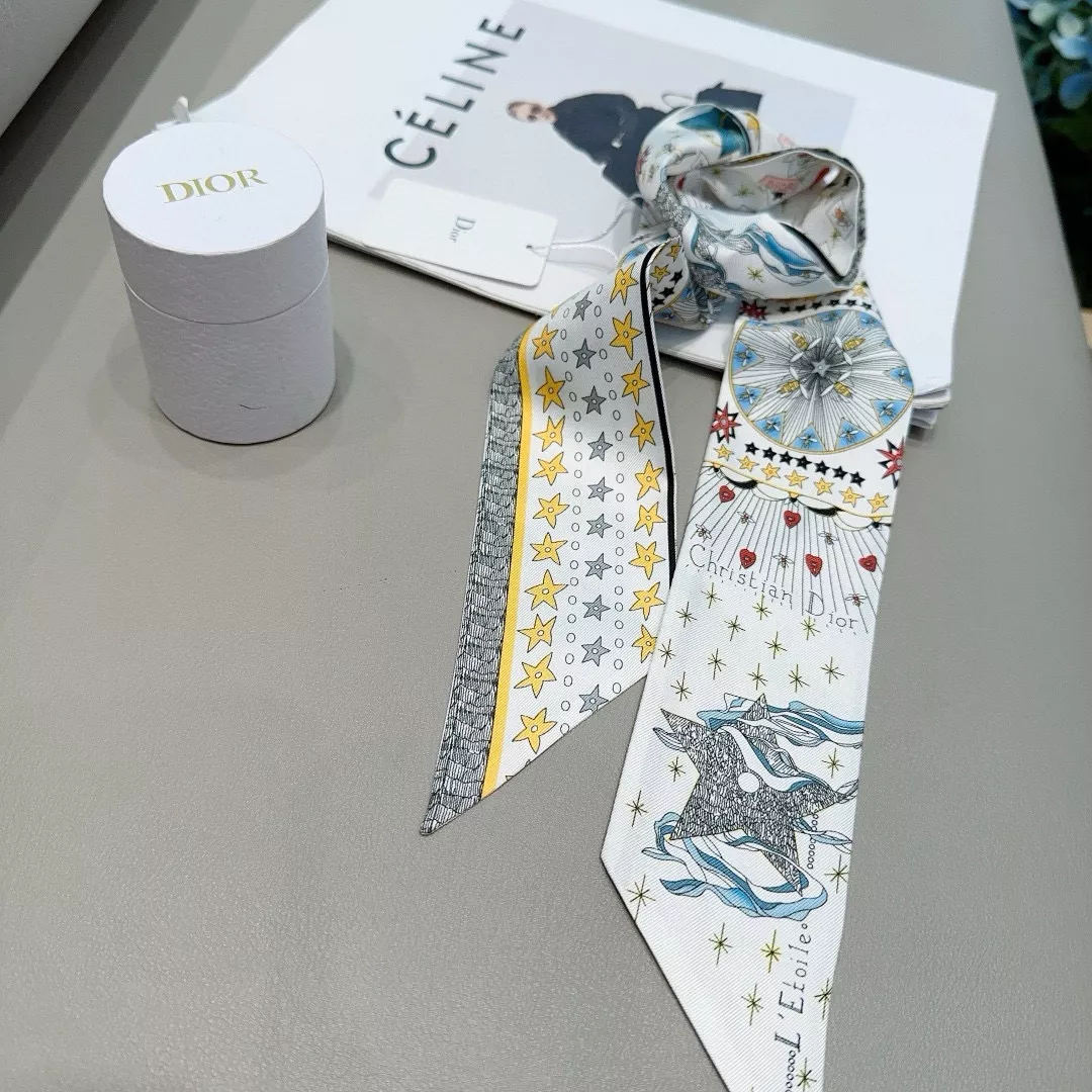 Efficient 9452 Christian Dior Silk Scarf