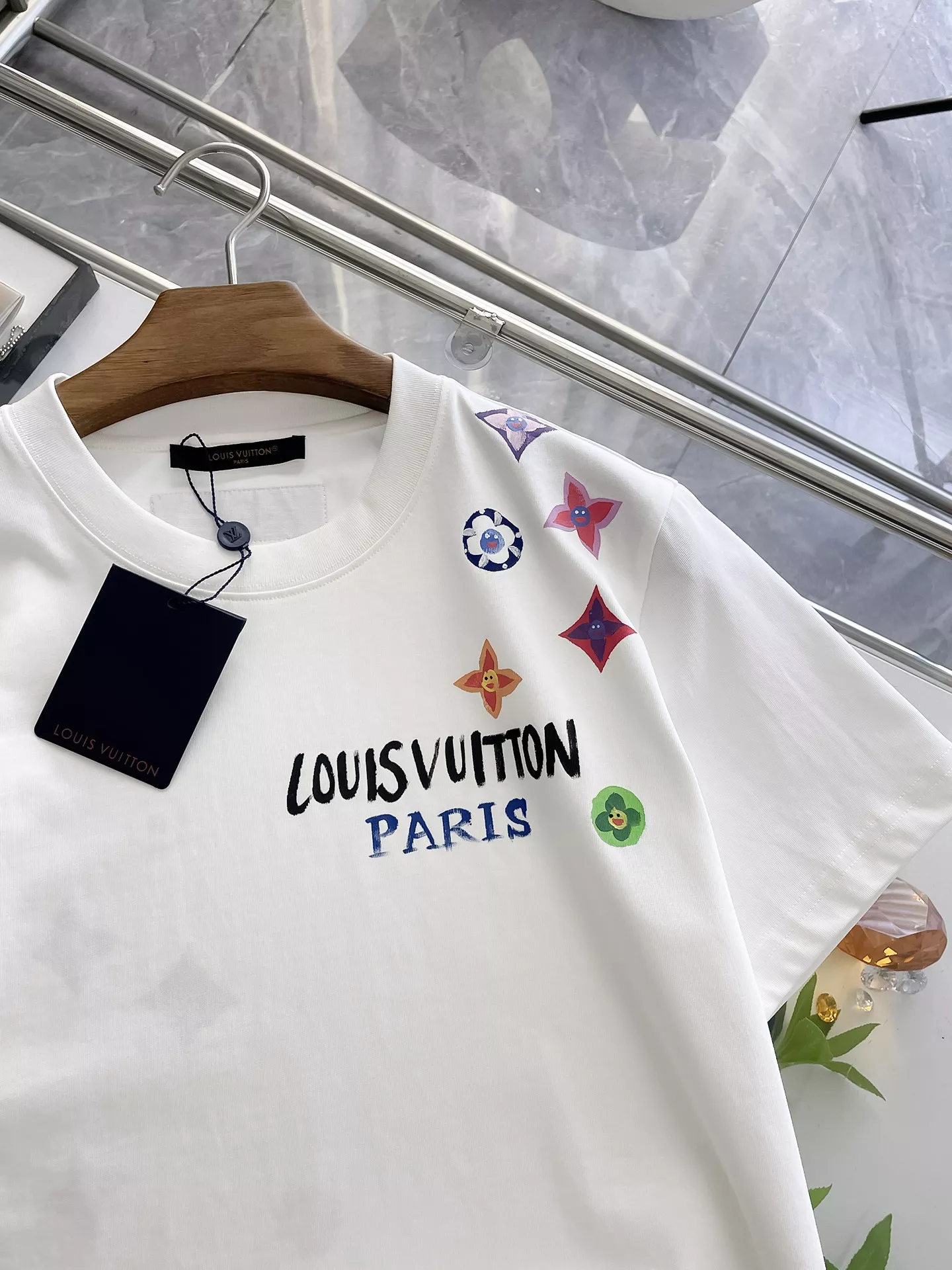 Efficient 9974 Louis Vuitton LV T-Shirts Short Sleeved For Men