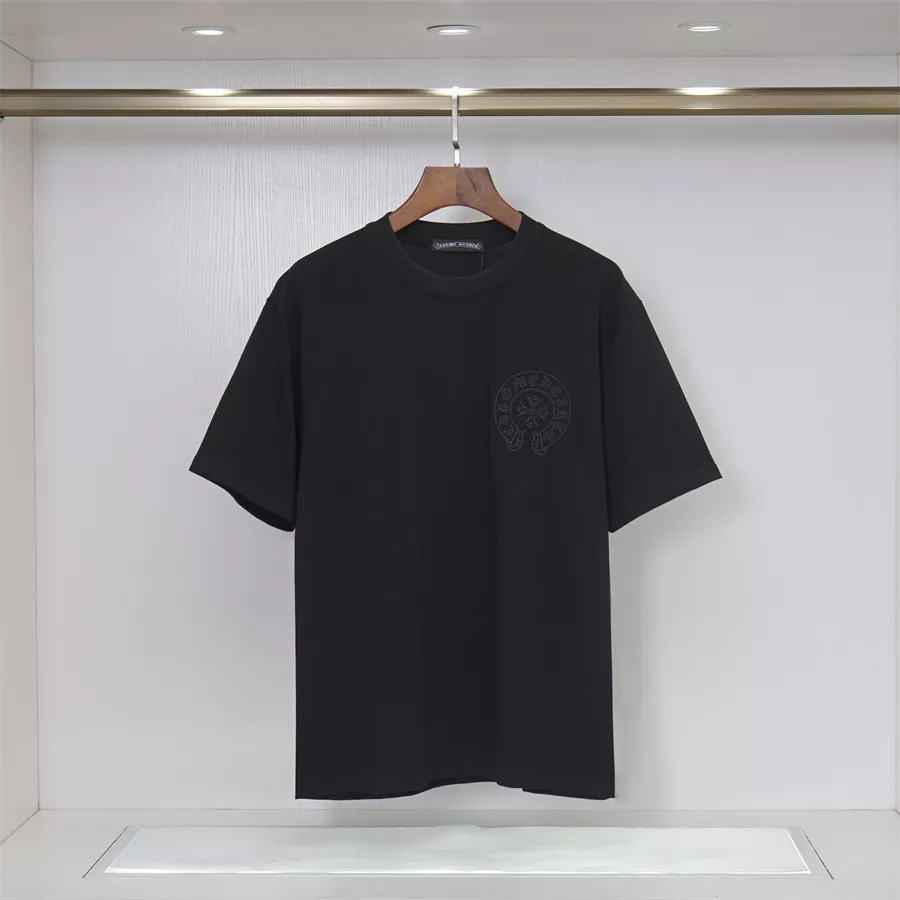 Elegant 1188 Chrome Hearts T-Shirts Short Sleeved For Unisex