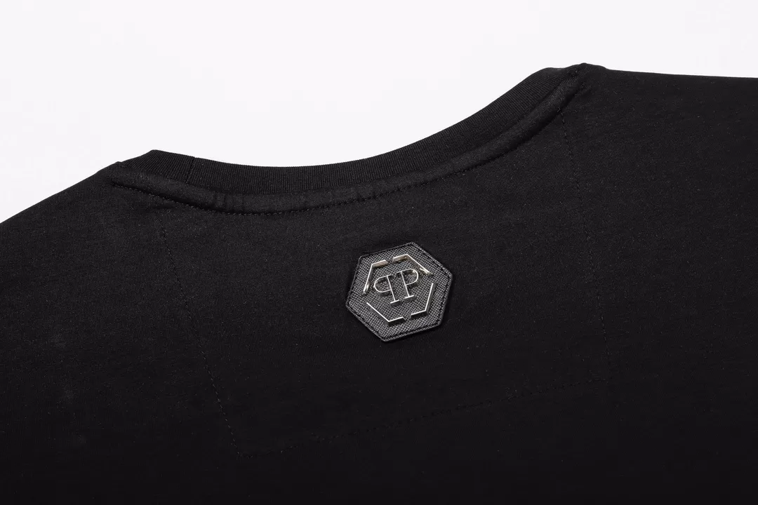 Elegant 1264 Philipp Plein PP T-Shirts Short Sleeved For Men