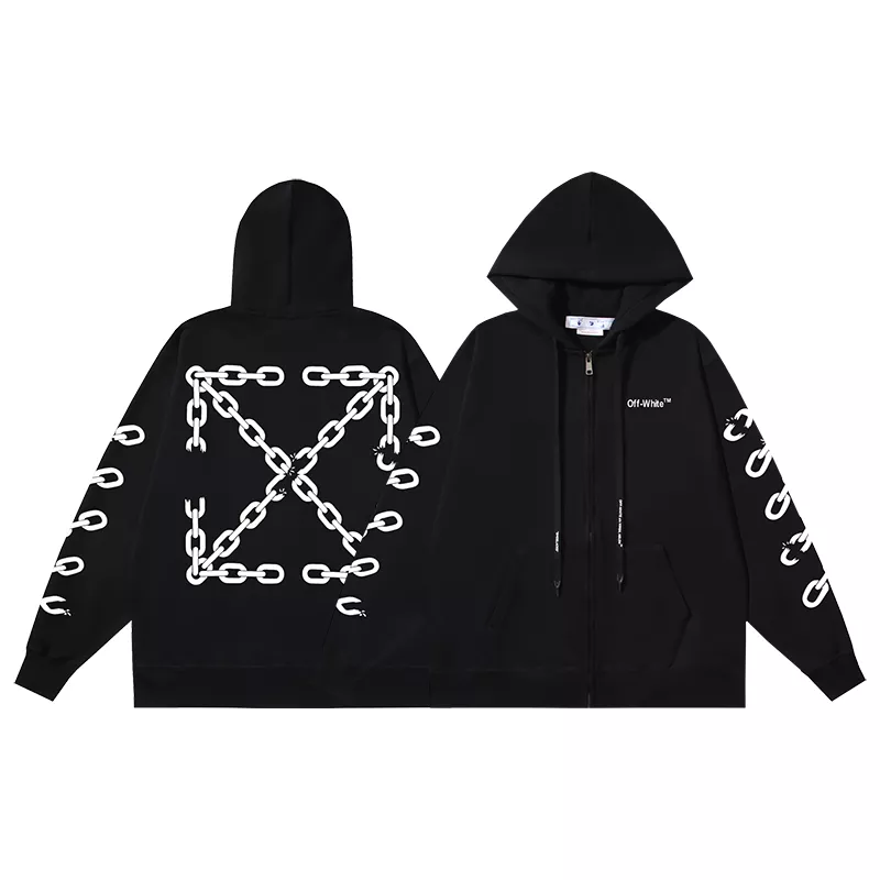 Elegant 1483 Off-White Hoodies Long Sleeved For Unisex