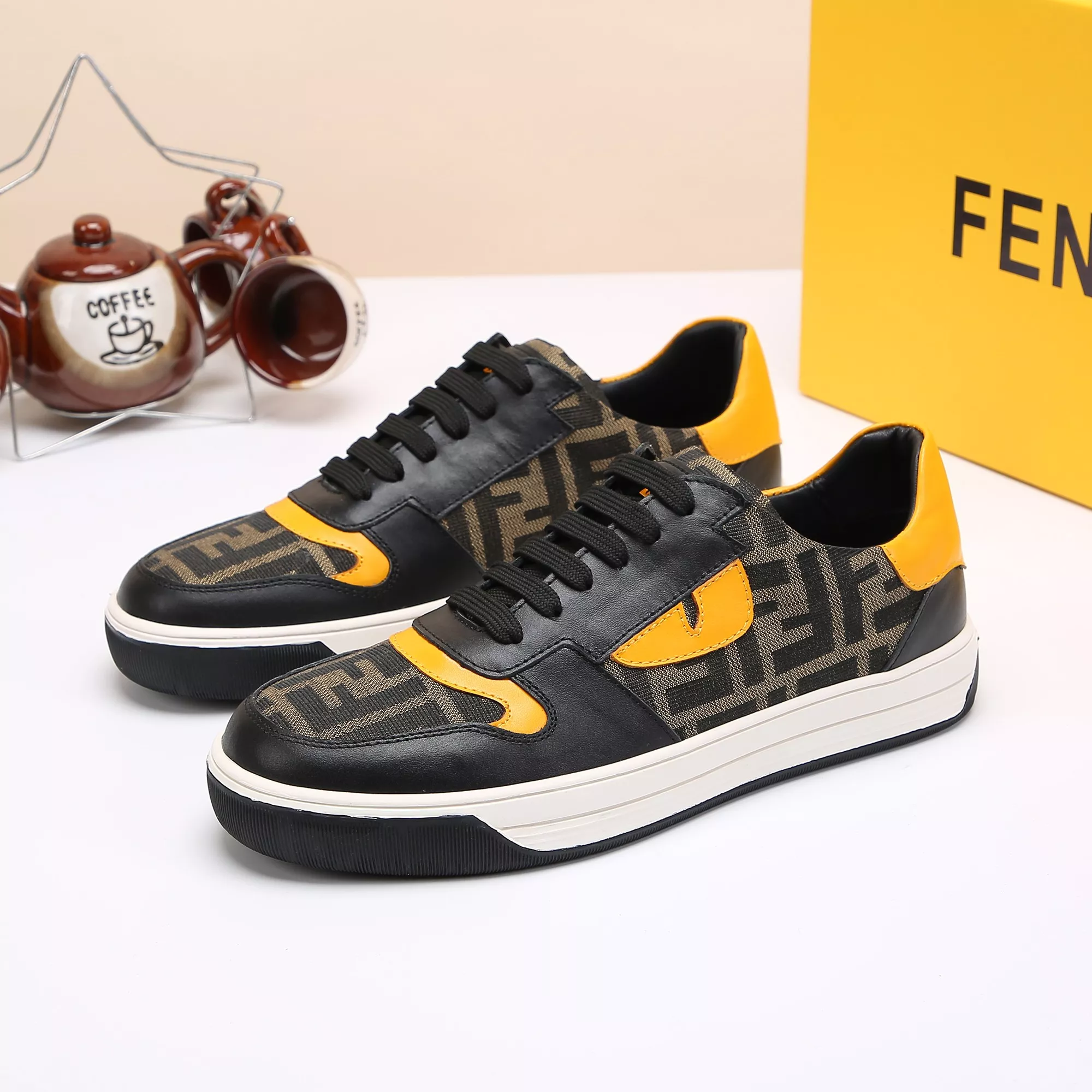 Elegant 1543 Fendi Casual Shoes For Men