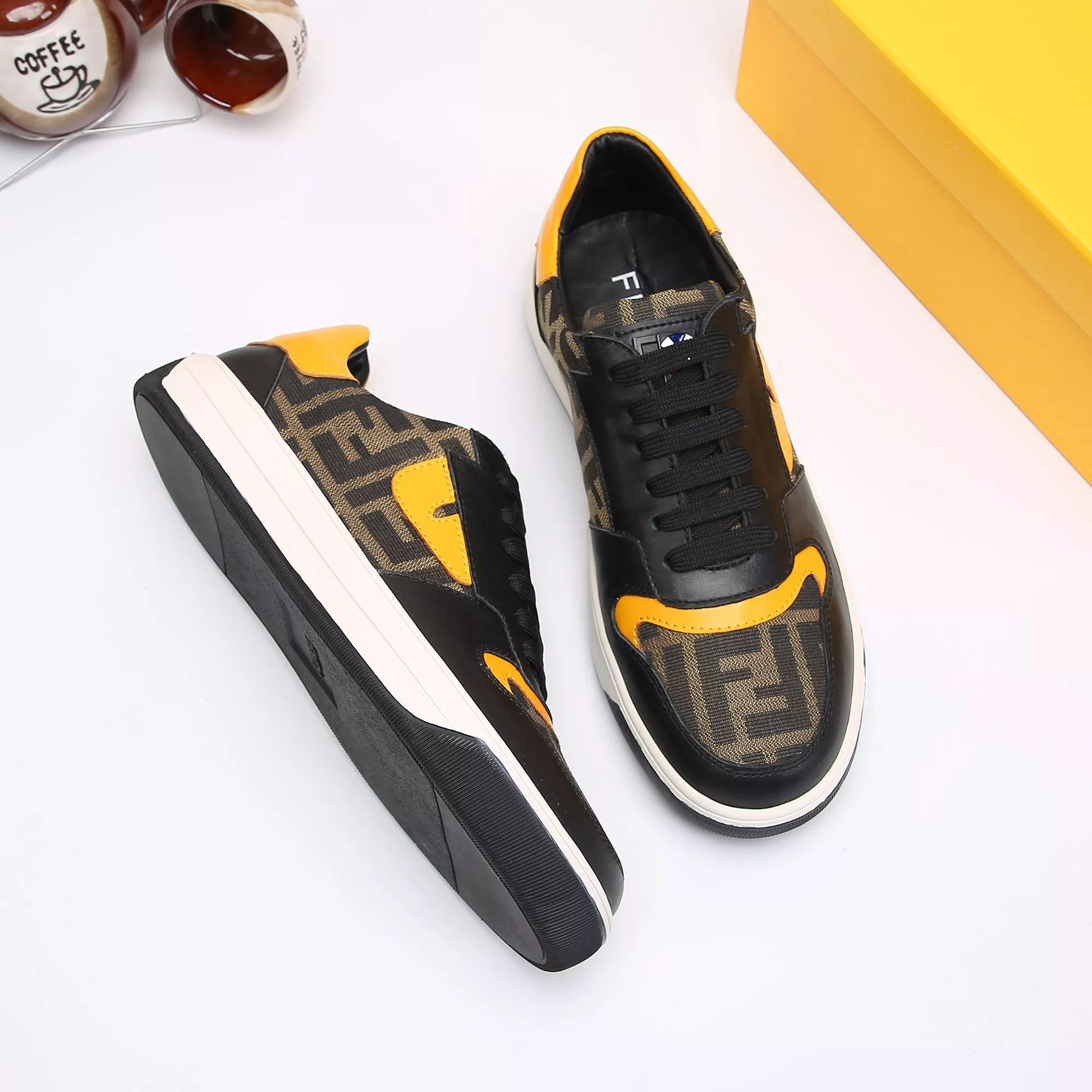 Elegant 1543 Fendi Casual Shoes For Men