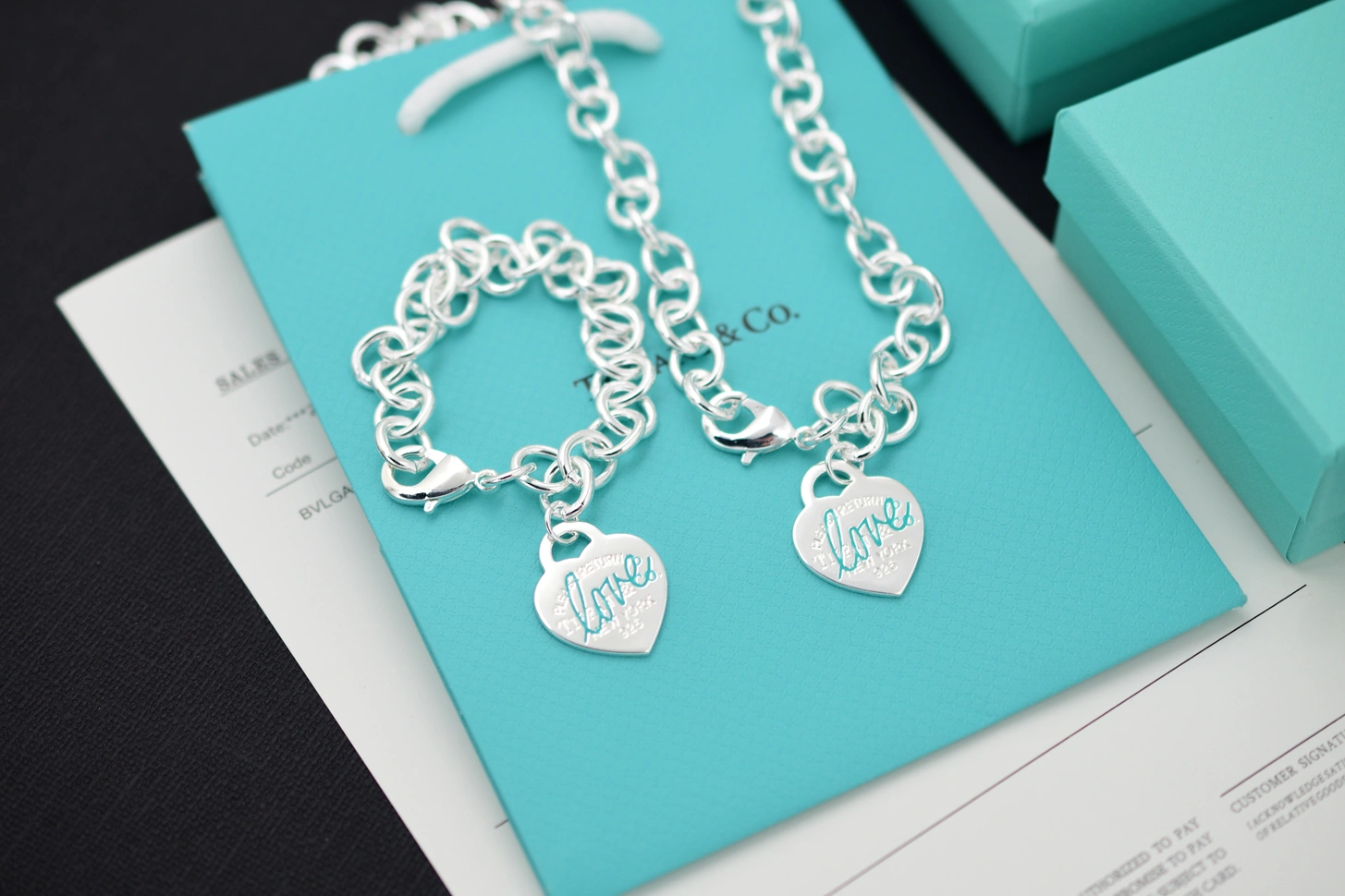 Elegant 167 Tiffany Jewelry Set
