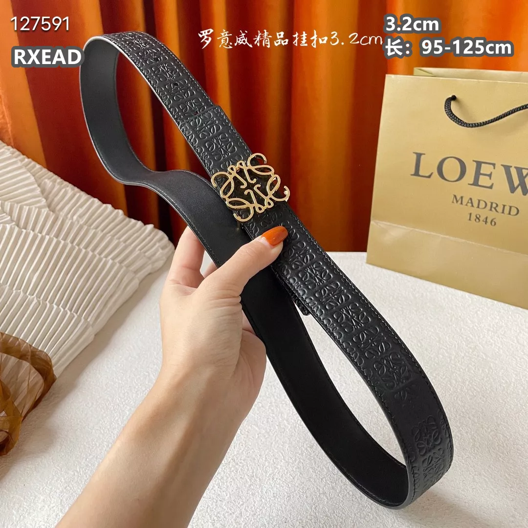 Elegant 2121 LOEWE AAA Quality Belts For Unisex