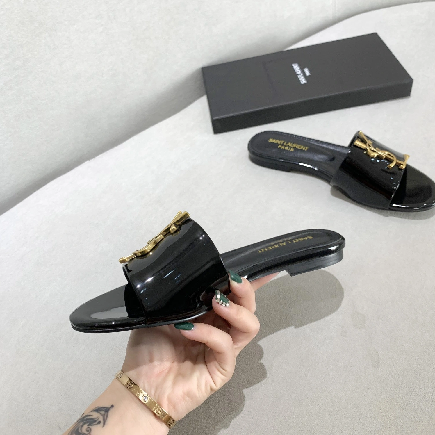Elegant 2161 Yves Saint Laurent YSL Slippers For Women