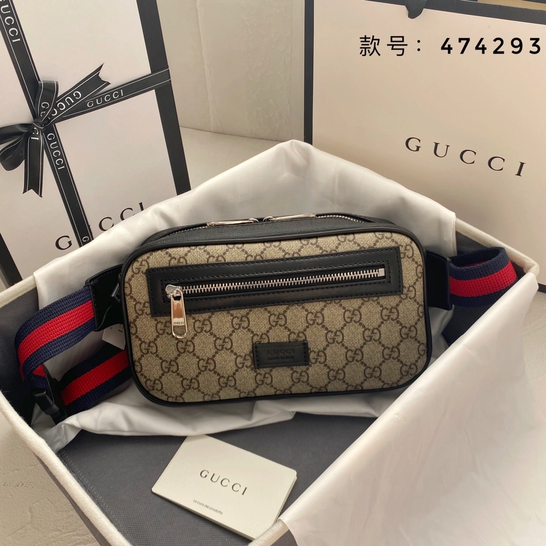Elegant 2207 Gucci AAA Quality Belt Bags For Men