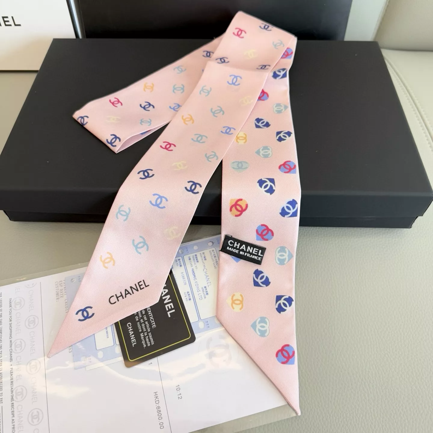 Elegant 2473 Chanel Silk Scarf