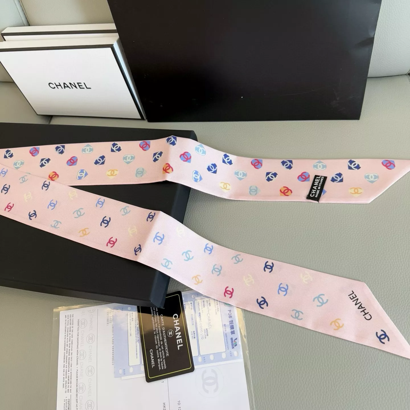 Elegant 2473 Chanel Silk Scarf