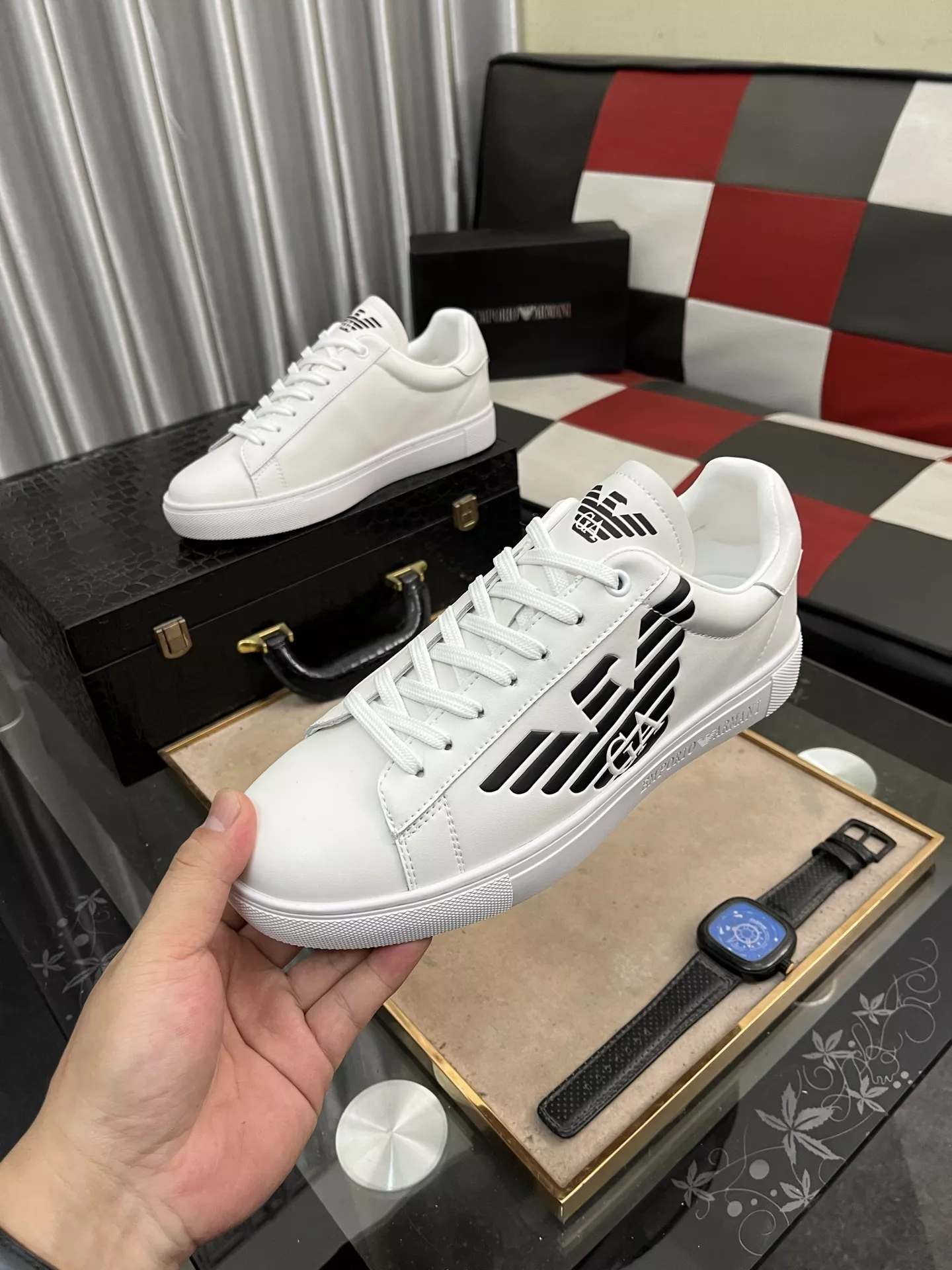 Elegant 286 Armani Casual Shoes For Men