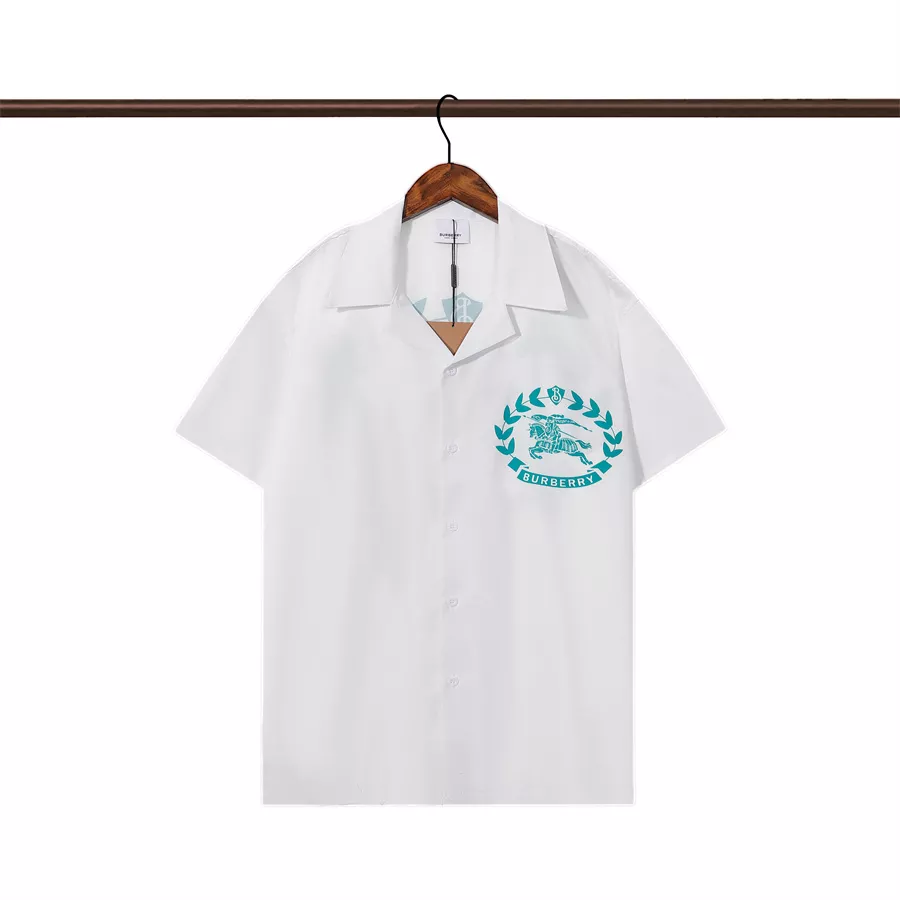 Elegant 3034 Burberry Shirts Short Sleeved For Men