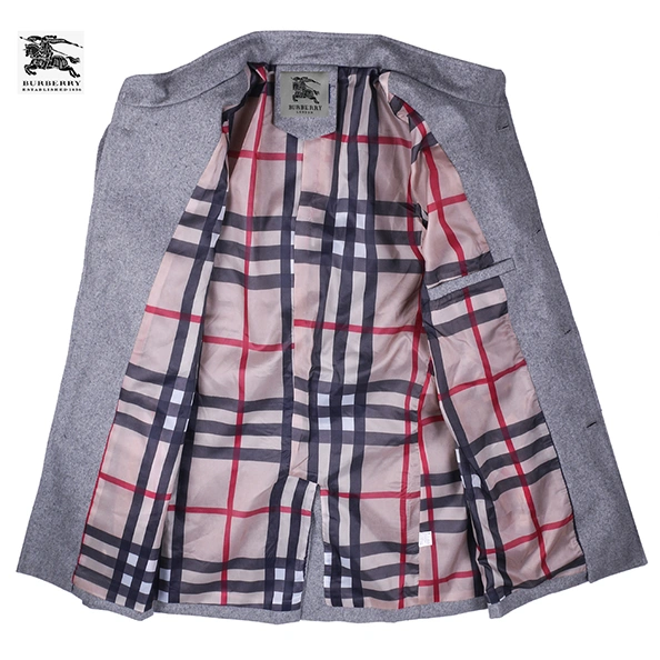 Elegant 3851 Burberry Trench Coat Long Sleeved For Men