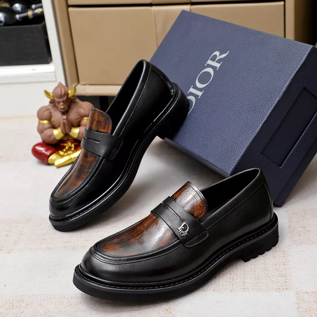 Elegant 4001 Christian Dior Leather Shoes For Men
