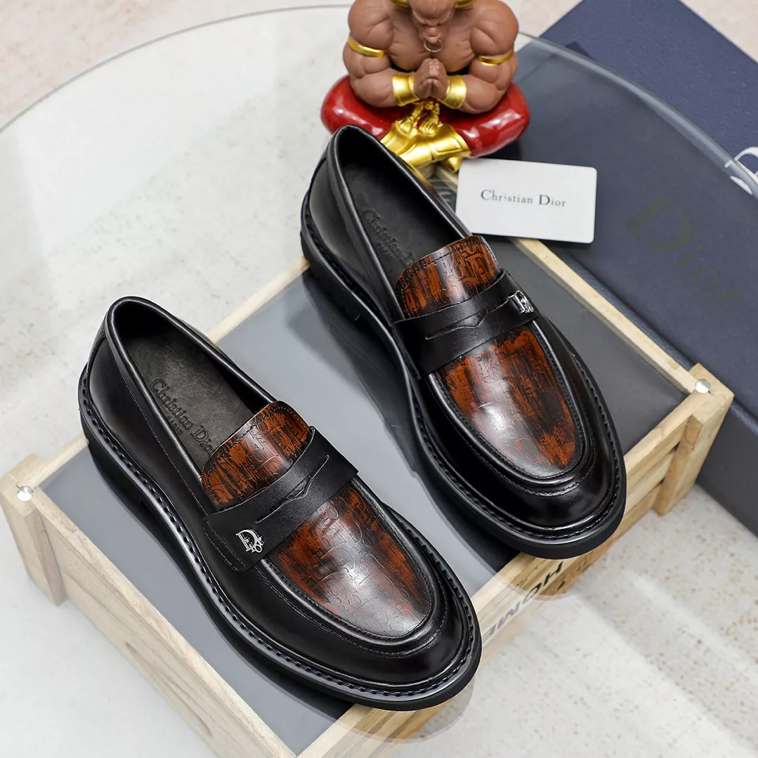 Elegant 4001 Christian Dior Leather Shoes For Men