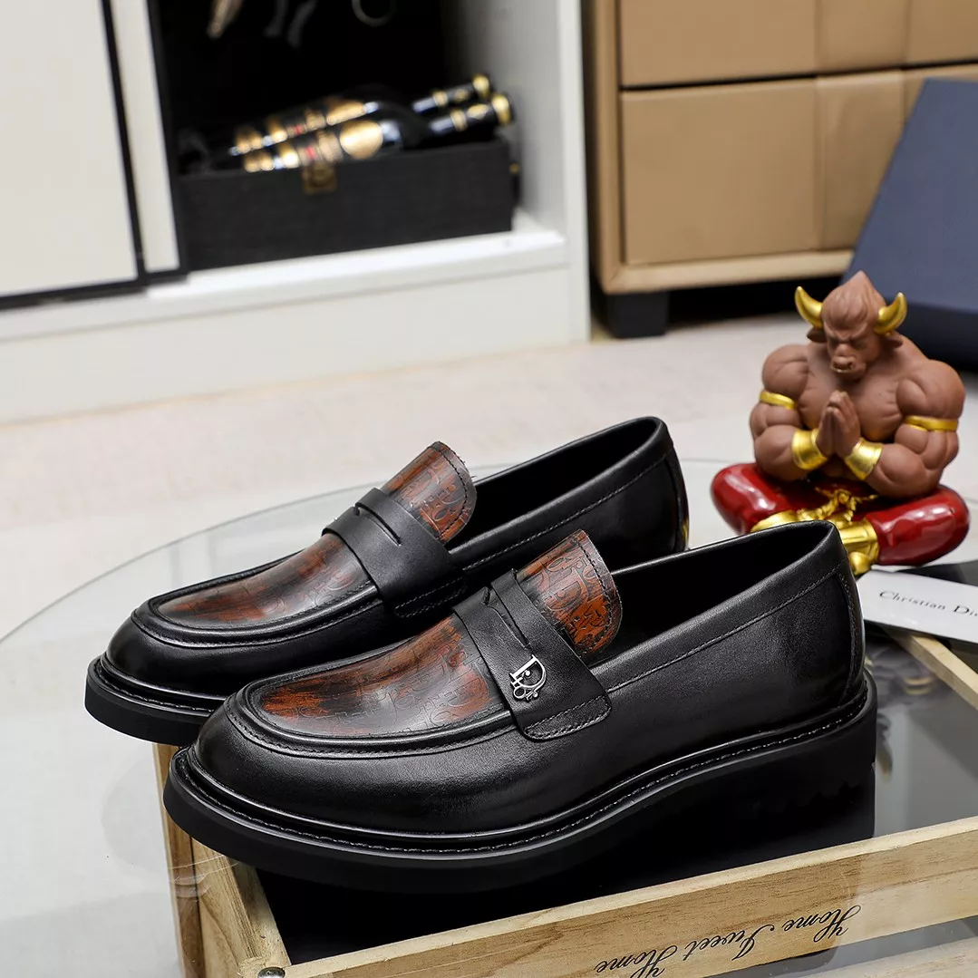 Elegant 4001 Christian Dior Leather Shoes For Men
