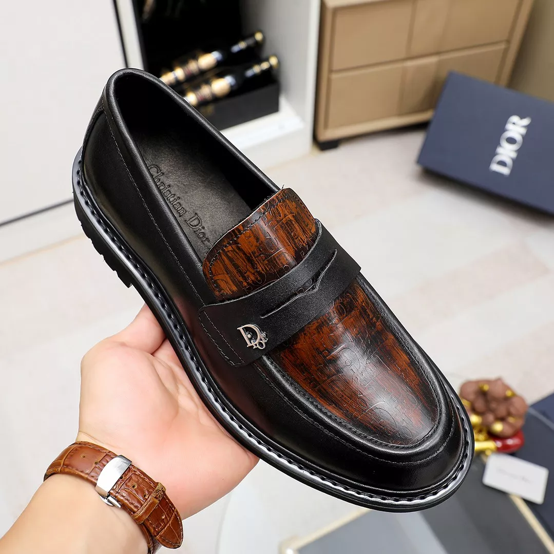 Elegant 4001 Christian Dior Leather Shoes For Men