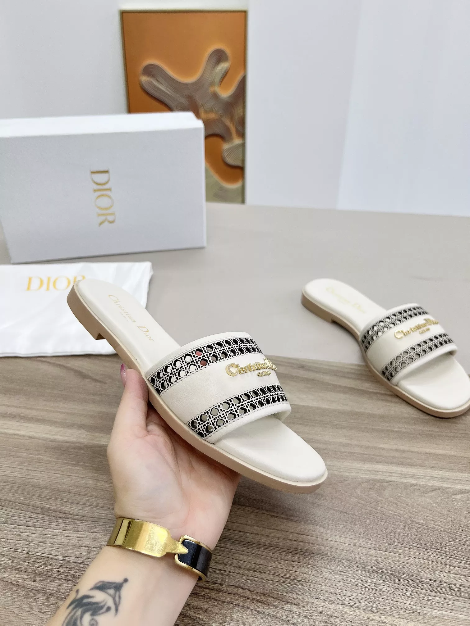 Elegant 4108 Christian Dior Slippers For Women