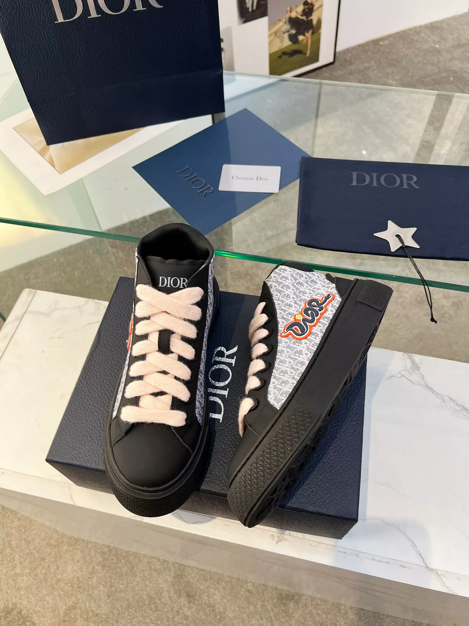 Elegant 4257 Christian Dior High Top Shoes For Women