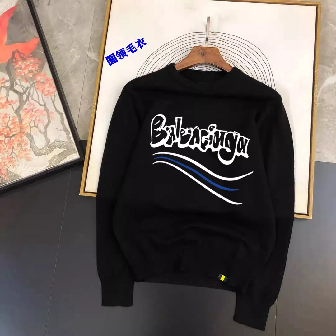 Elegant 4590 Balenciaga Sweaters Long Sleeved For Men