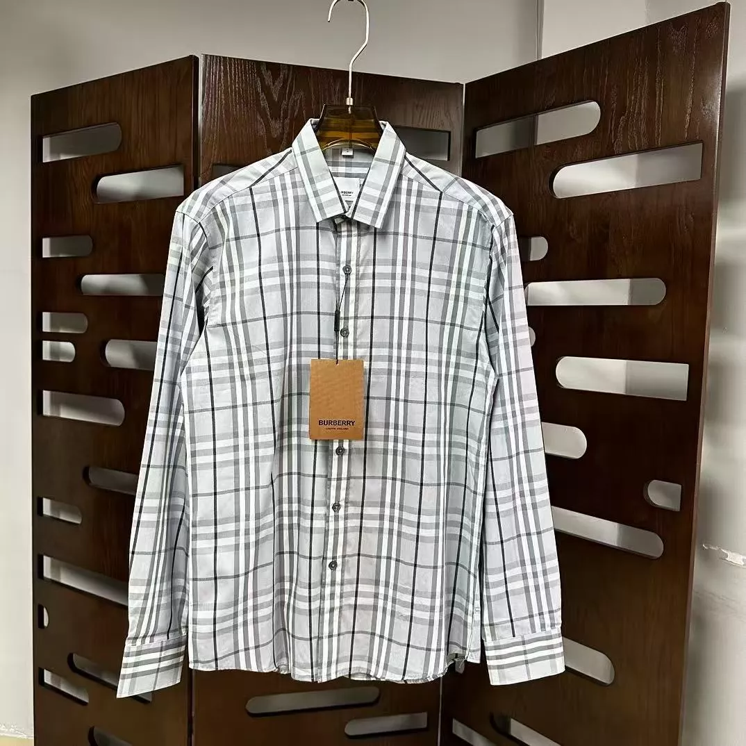 Elegant 4844 Burberry Shirts Long Sleeved For Men