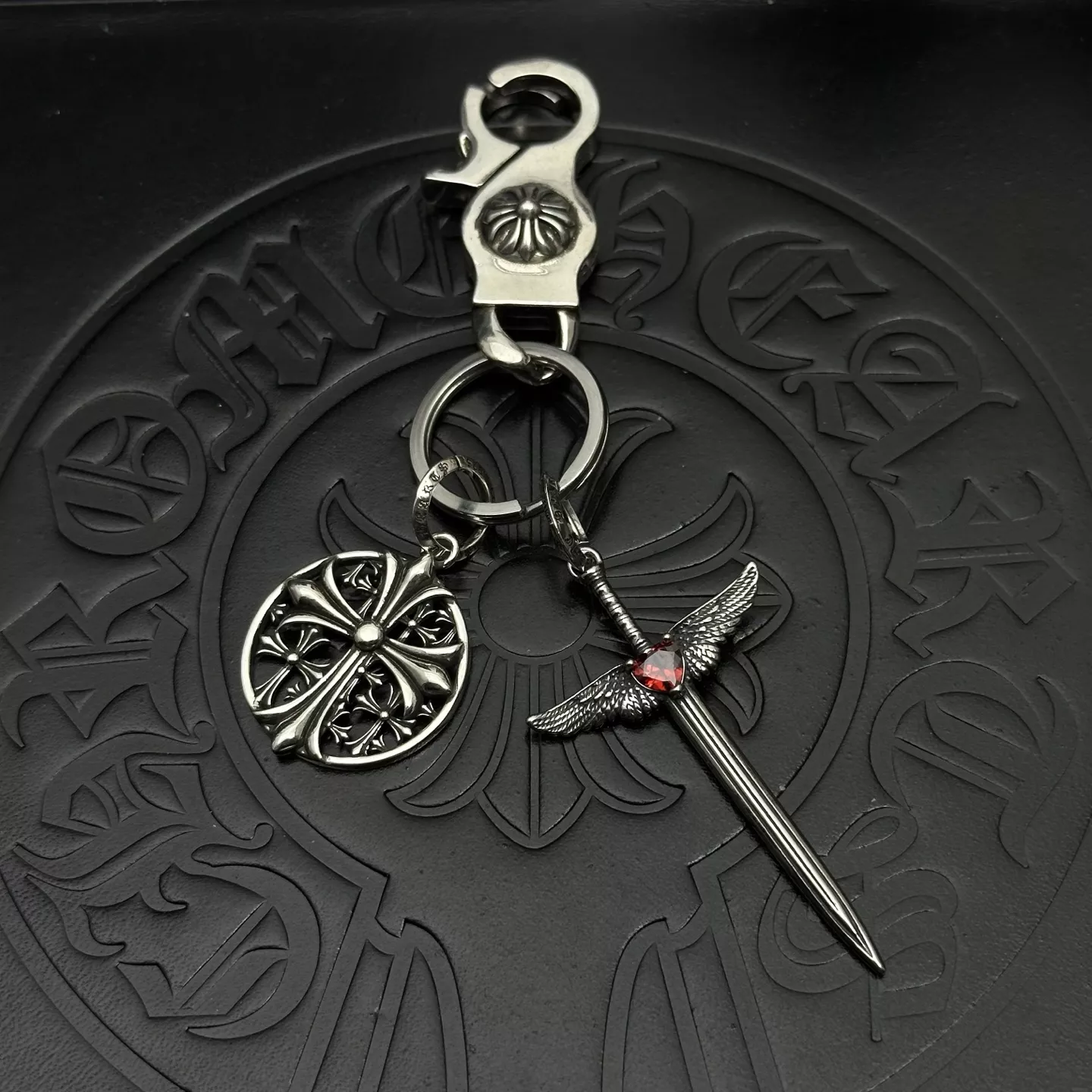 Elegant 4890 Chrome Hearts Key Holder And Bag Buckle