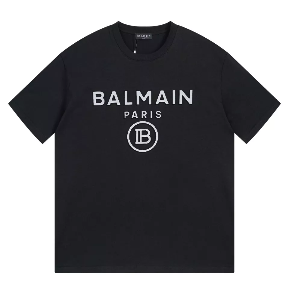 Elegant 4916 Balmain T-Shirts Short Sleeved For Unisex