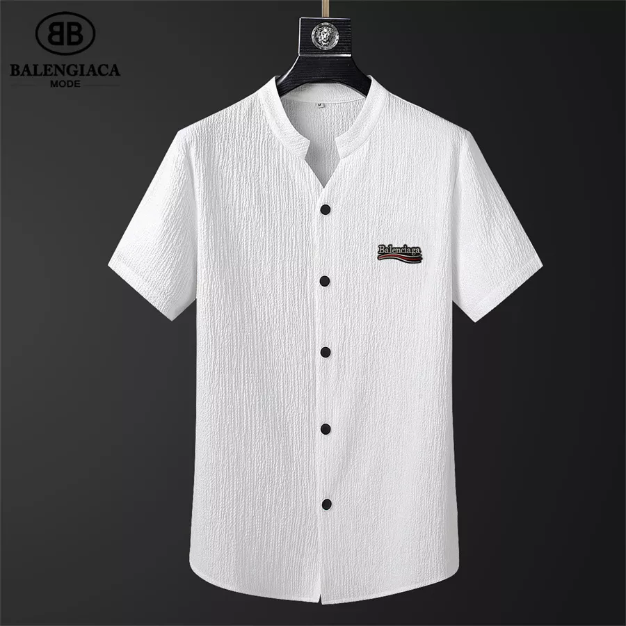 Elegant 5787 Balenciaga Fashion Tracksuits Short Sleeved For Men