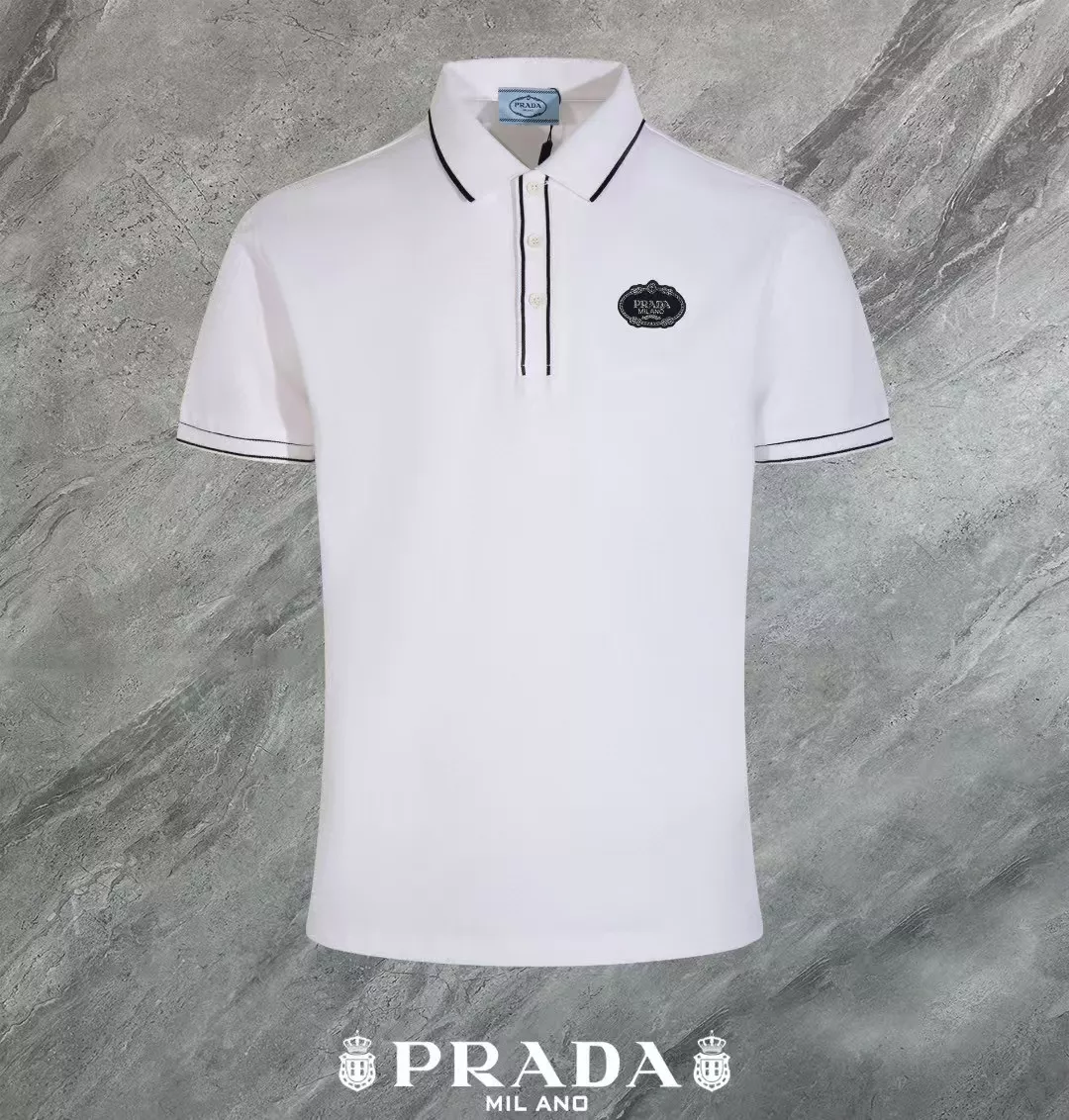 Elegant 5969 Prada T-Shirts Short Sleeved For Men