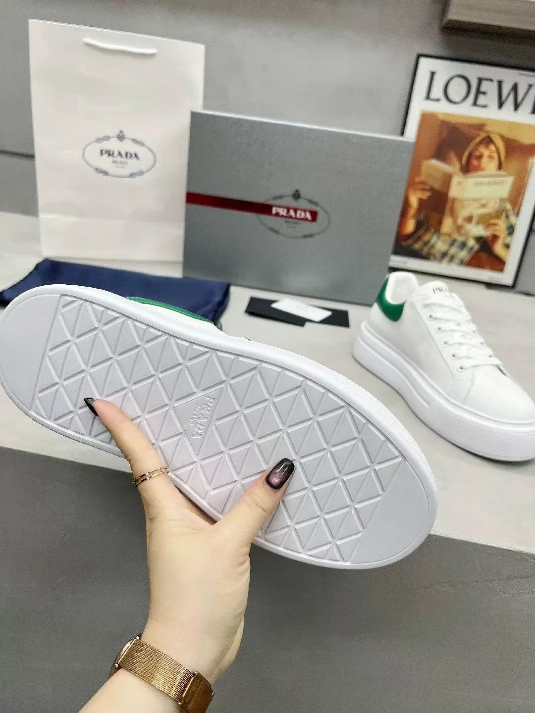 Elegant 6138 Prada Casual Shoes For Women