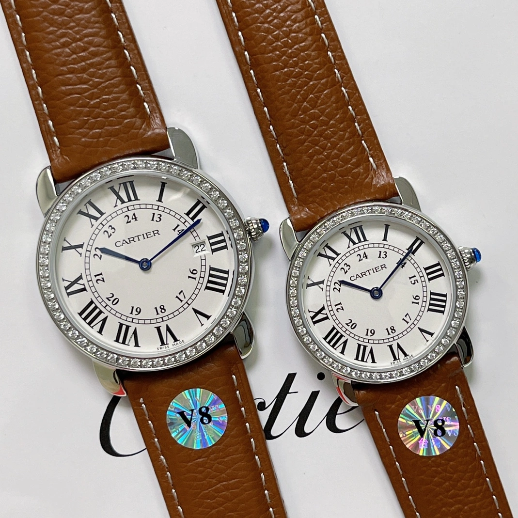Elegant 6155 Cartier AAA Quality Watches For Unisex