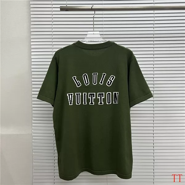 Elegant 6401 Louis Vuitton LV T-Shirts Short Sleeved For Men