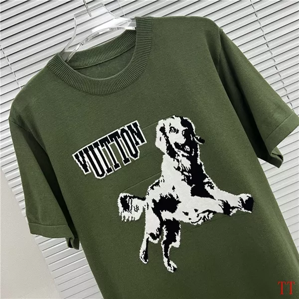 Elegant 6401 Louis Vuitton LV T-Shirts Short Sleeved For Men