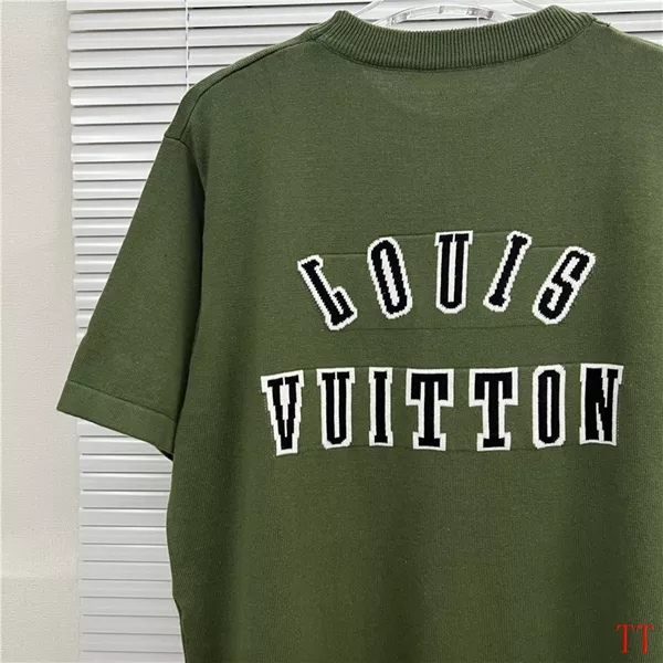 Elegant 6401 Louis Vuitton LV T-Shirts Short Sleeved For Men