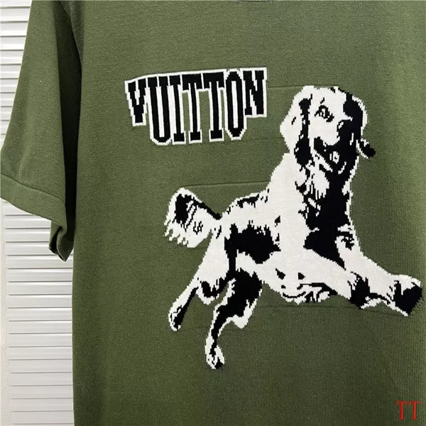 Elegant 6401 Louis Vuitton LV T-Shirts Short Sleeved For Men