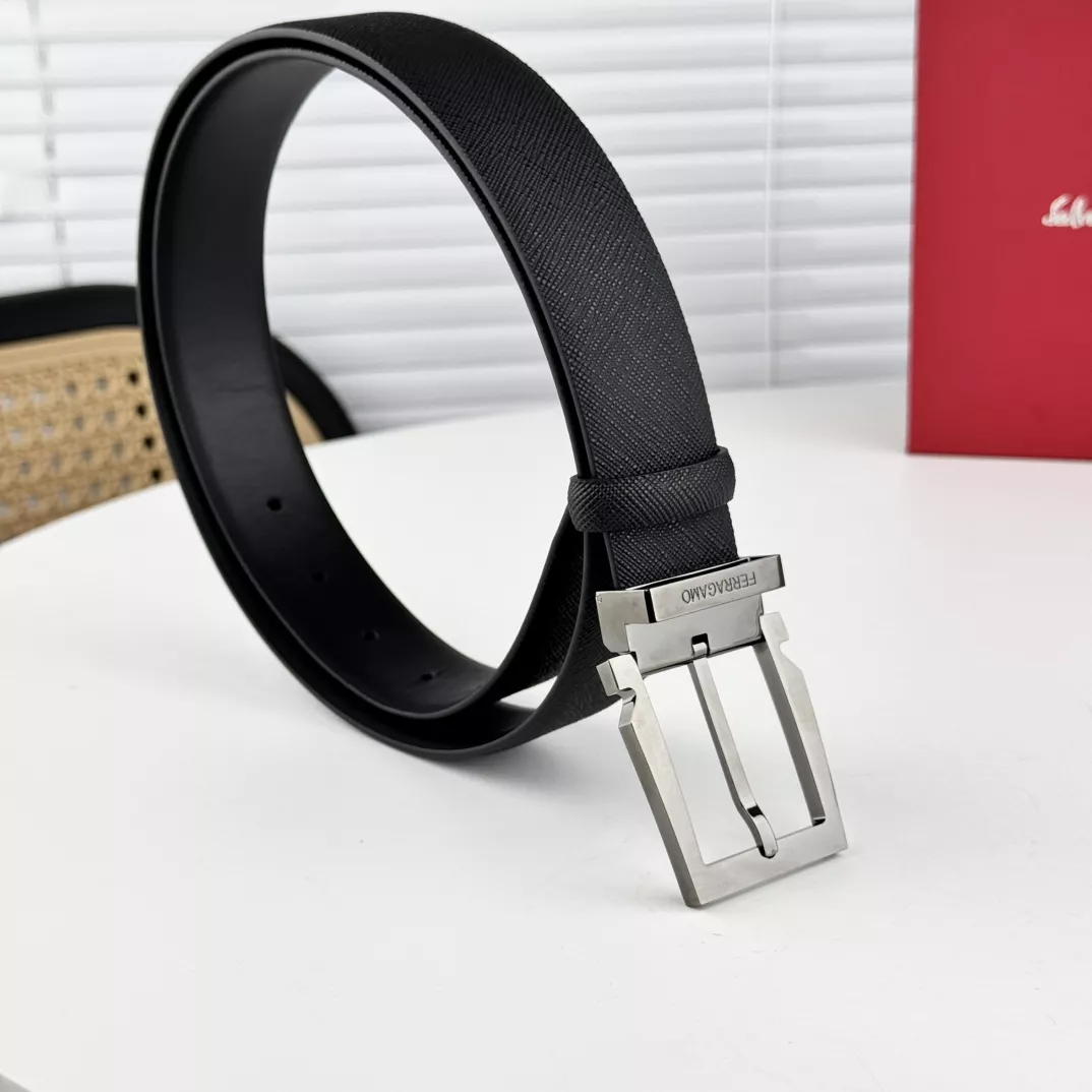 Elegant 6491 Salvatore Ferragamo AAA Quality Belts In 3.5cm For Men