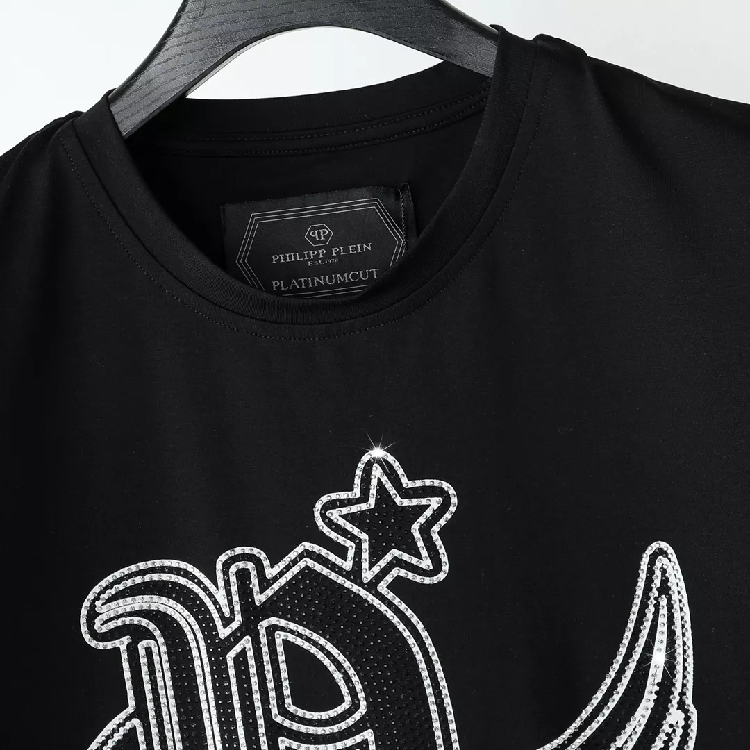 Elegant 6501 Philipp Plein PP T-Shirts Short Sleeved For Men