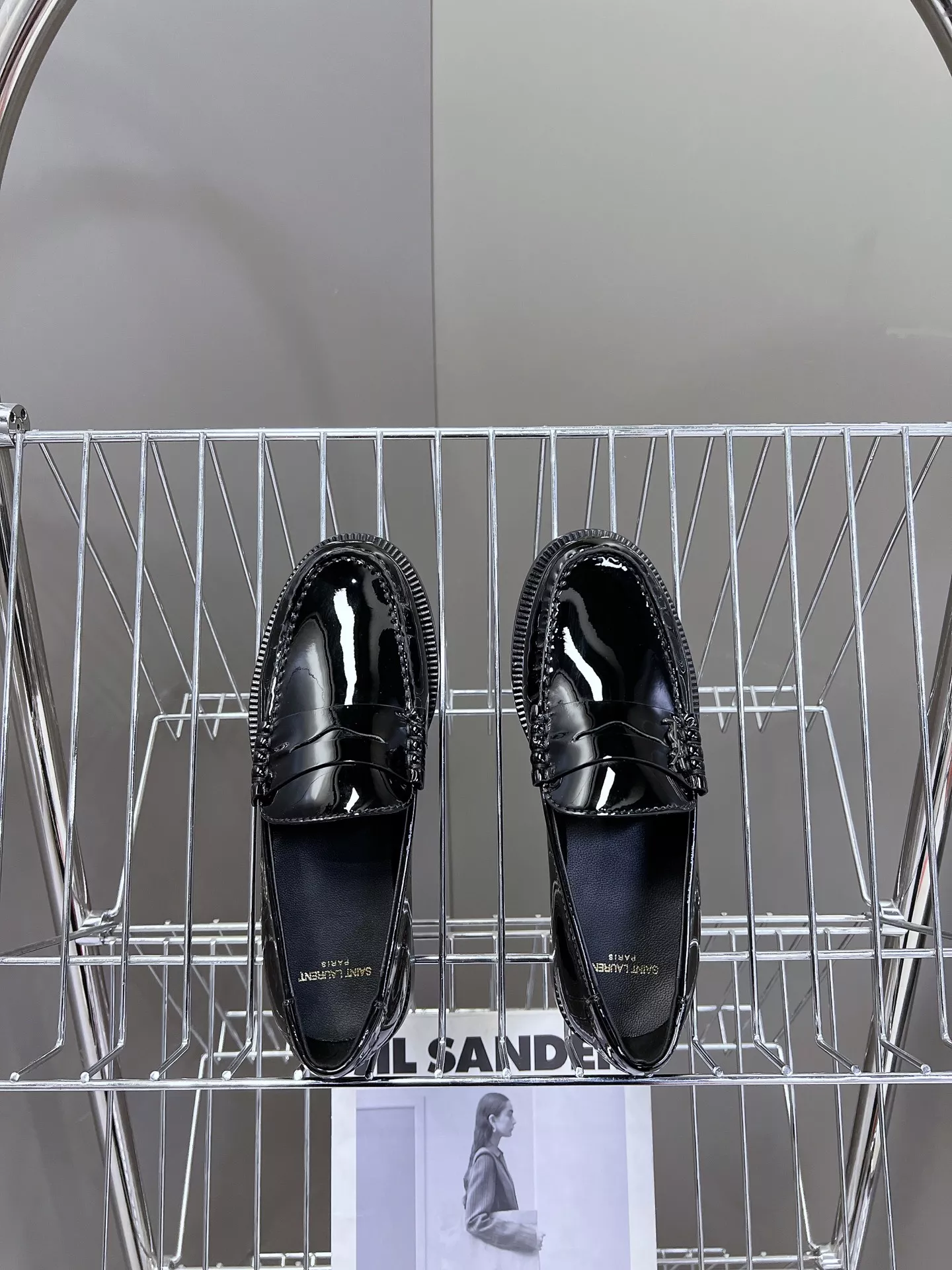Elegant 6835 Yves Saint Laurent YSL Leather Shoes For Women