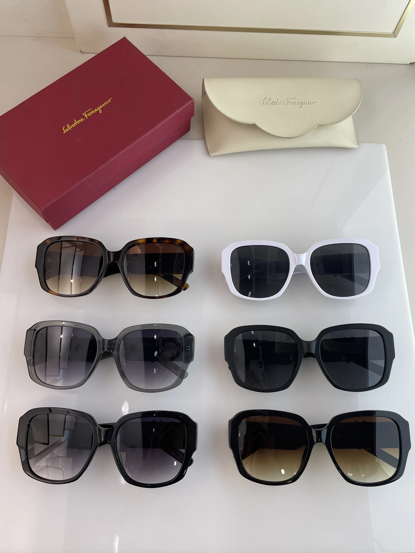 Elegant 7592 Salvatore Ferragamo AAA Quality Sunglasses