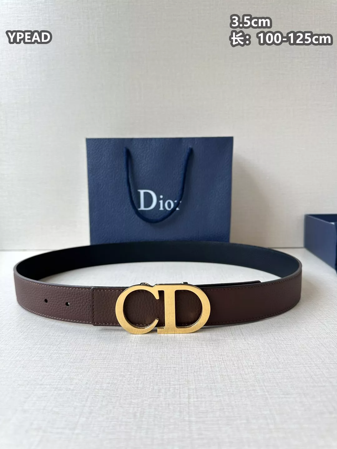 Elegant 7668 Christian Dior AAA Quality Belts For Men