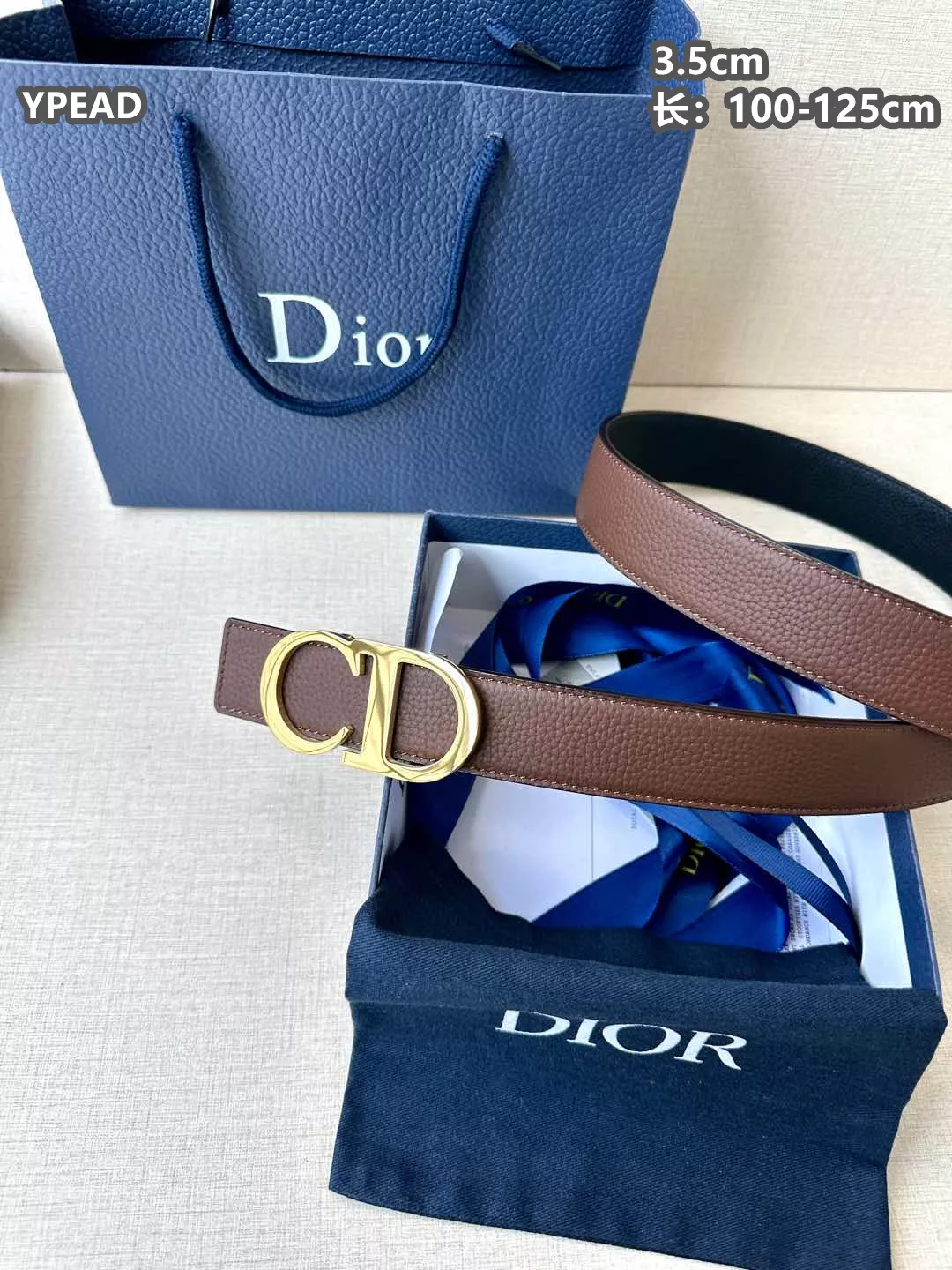 Elegant 7668 Christian Dior AAA Quality Belts For Men