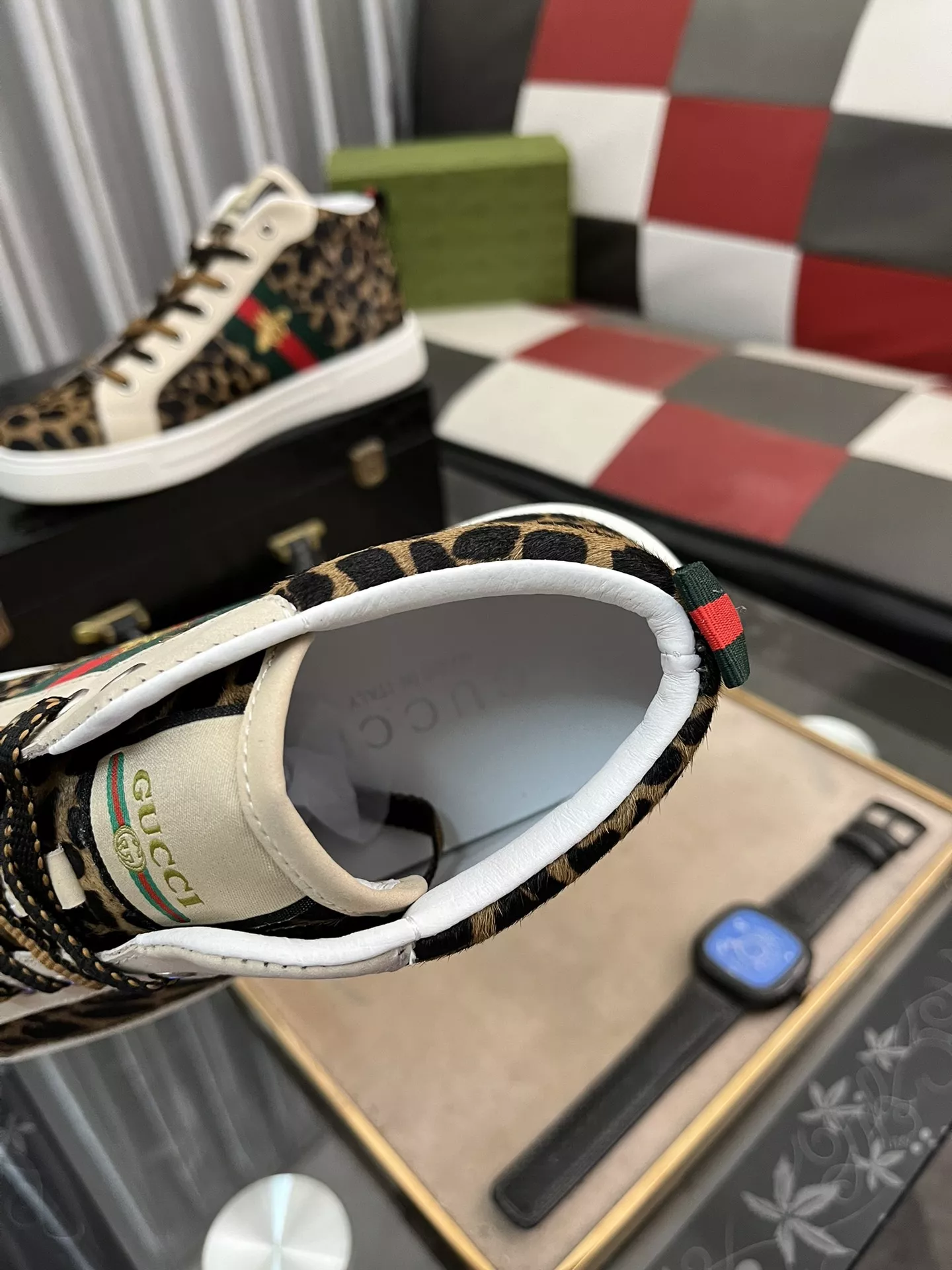 Elegant 7708 Gucci High Tops Shoes For Men