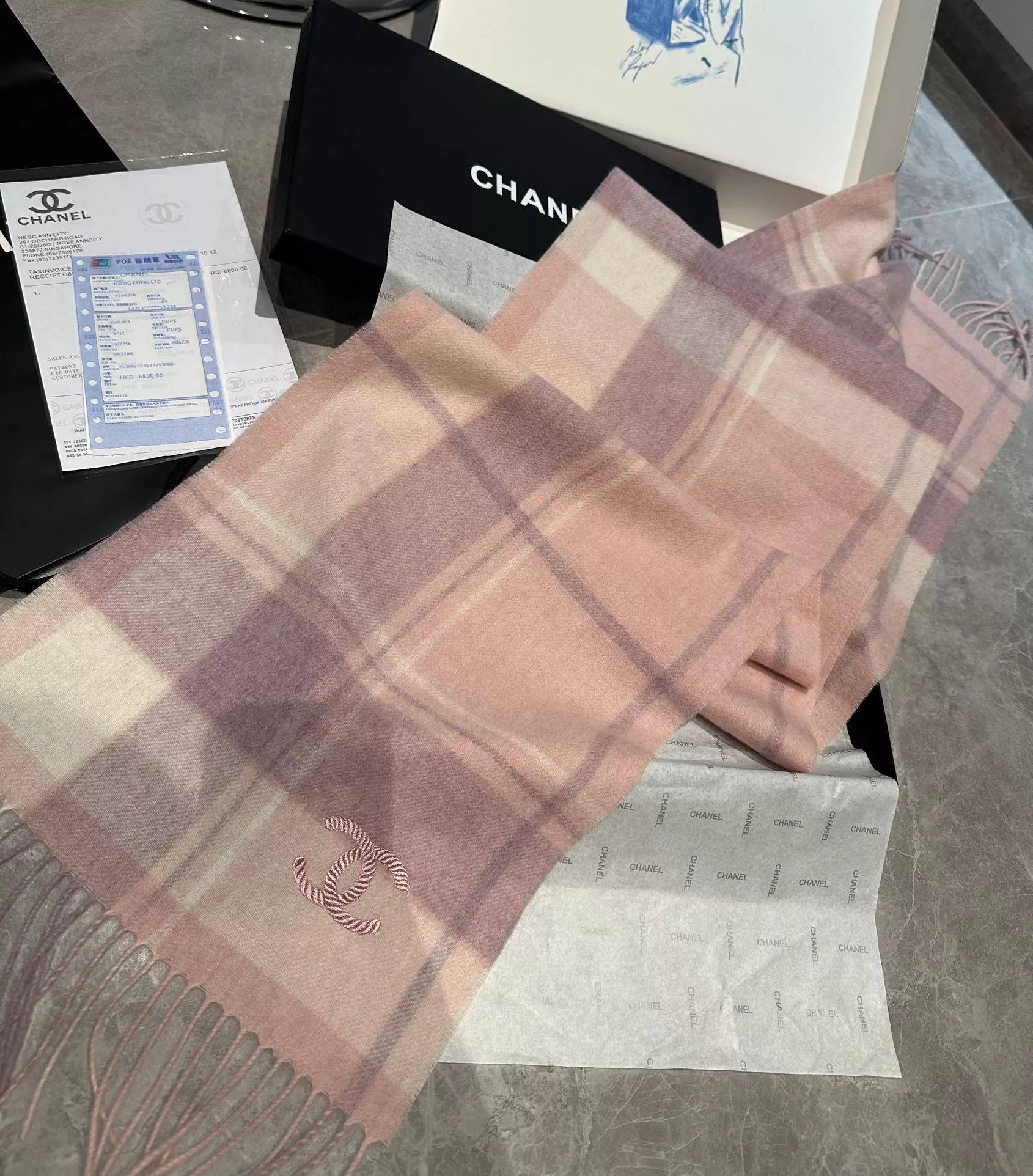 Elegant 856 Chanel Scarves For Women