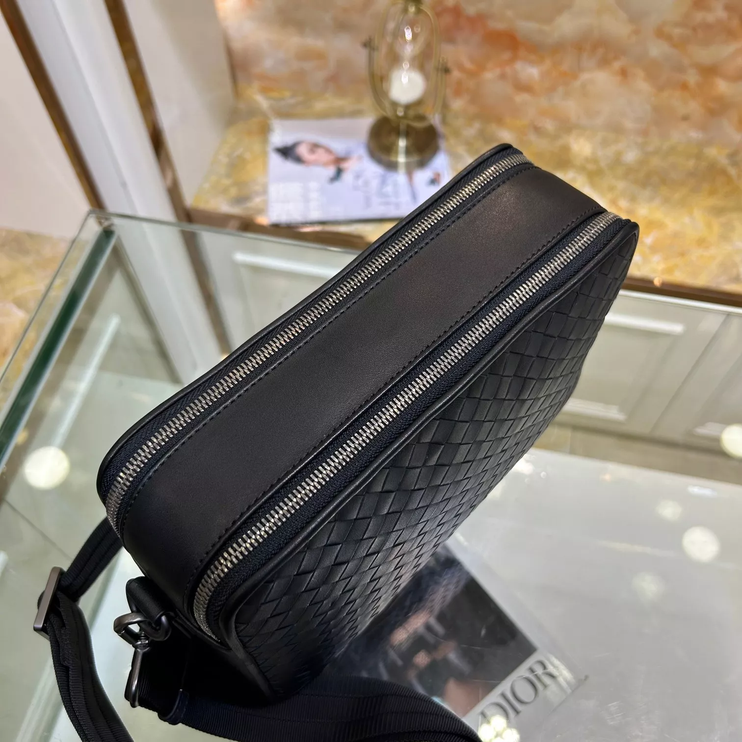 Elegant 8576 Bottega Veneta AAA Man Messenger Bags